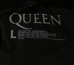 【Queen】クイーン オフィシャルバンドTシャツ ロゴ L 黒 FreddieMercury アメリカ古着