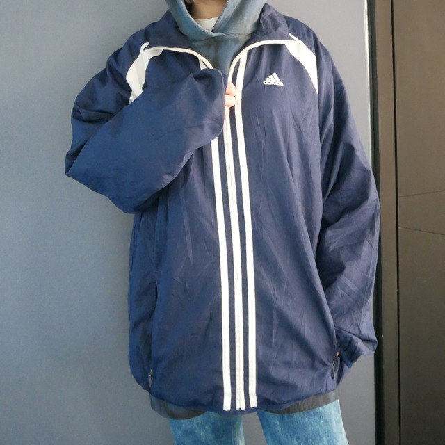 Adidas track jacket center line