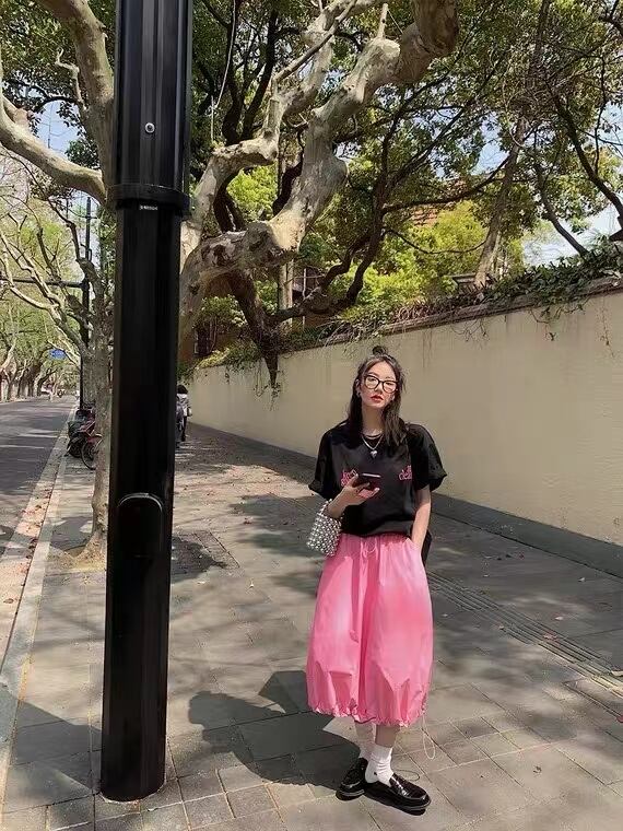 コードアジャスター付き バルーンスカート　AJ1365-E003