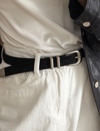 【新作5％OFF・3日間】牛革100％・Real Suede Belt_3colors