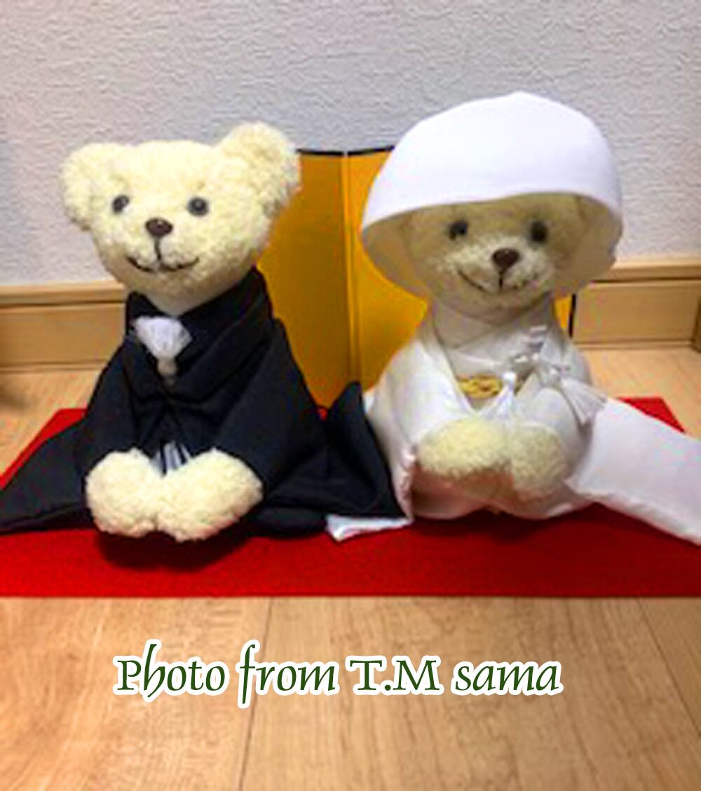 和装くまさん ウェルカムベア 手作りキット 座ったタイプ | 幸せ