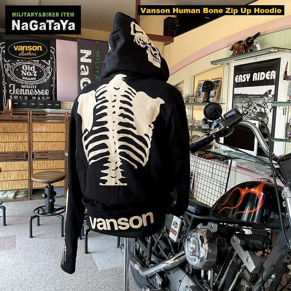 バンソン VANSON ヒューマンボーン 裏毛 スタンドカラー ジップアップ