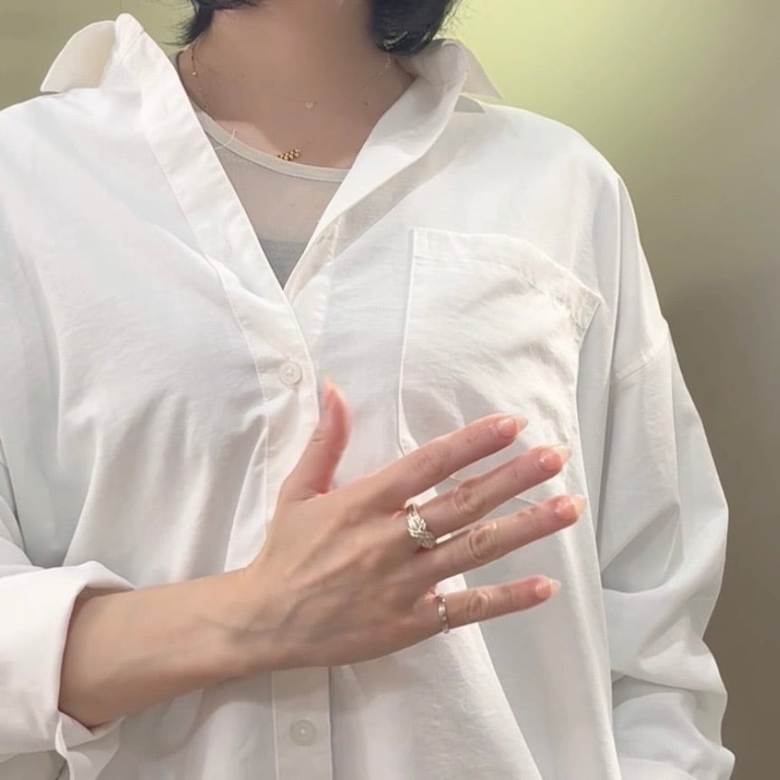TIFFANY＆CO】【10号】2390 ティファニーaddressナローリング 指輪