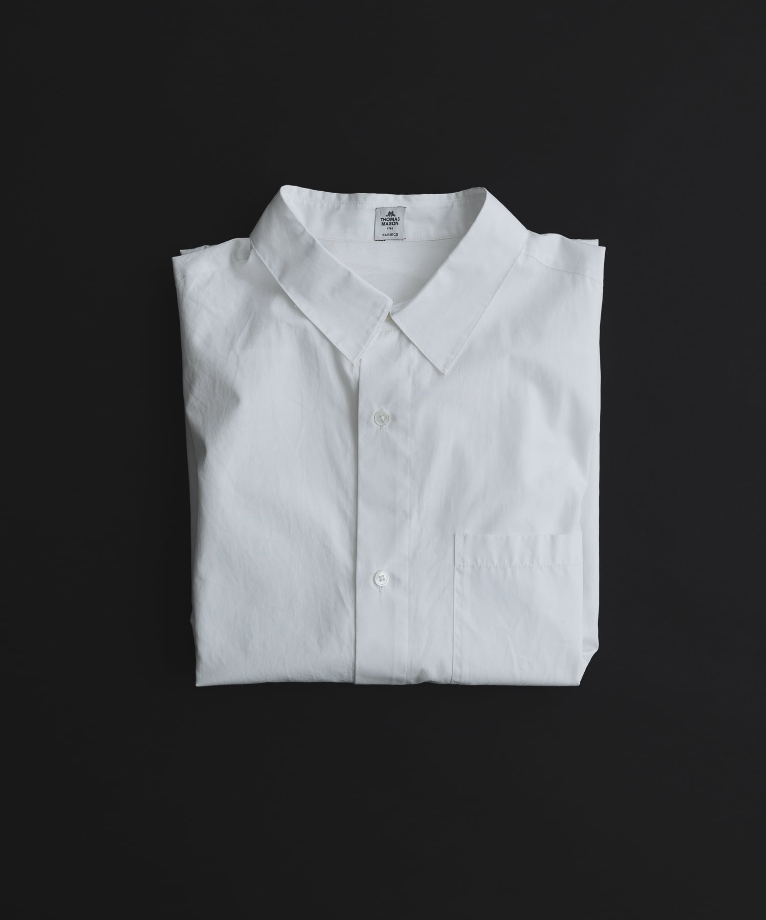 THOMAS MASON】loose basic oversize shirt〈 White 〉 | remer