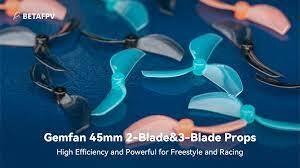 BETAFPV Gemfan 45mm 1.5mm Shaft 4Pcs　2＆3-Blade　各色