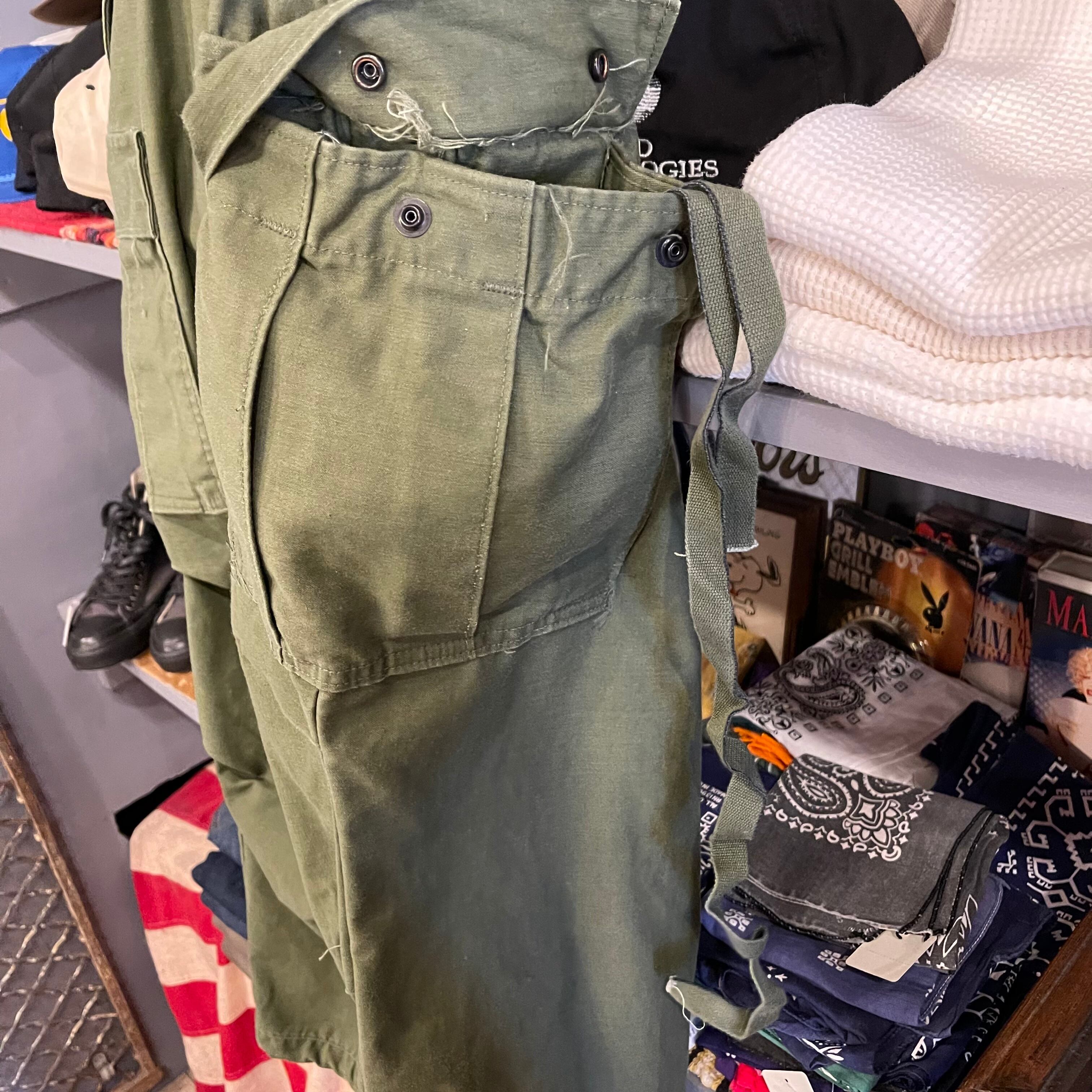 【程度良好！】70s US ARMY M-65 フィールドパンツ M-R 70s '74 US ARMY M-65 FIELD TROUSERS PANTS NYLON ×RAYON M-R - RICUR