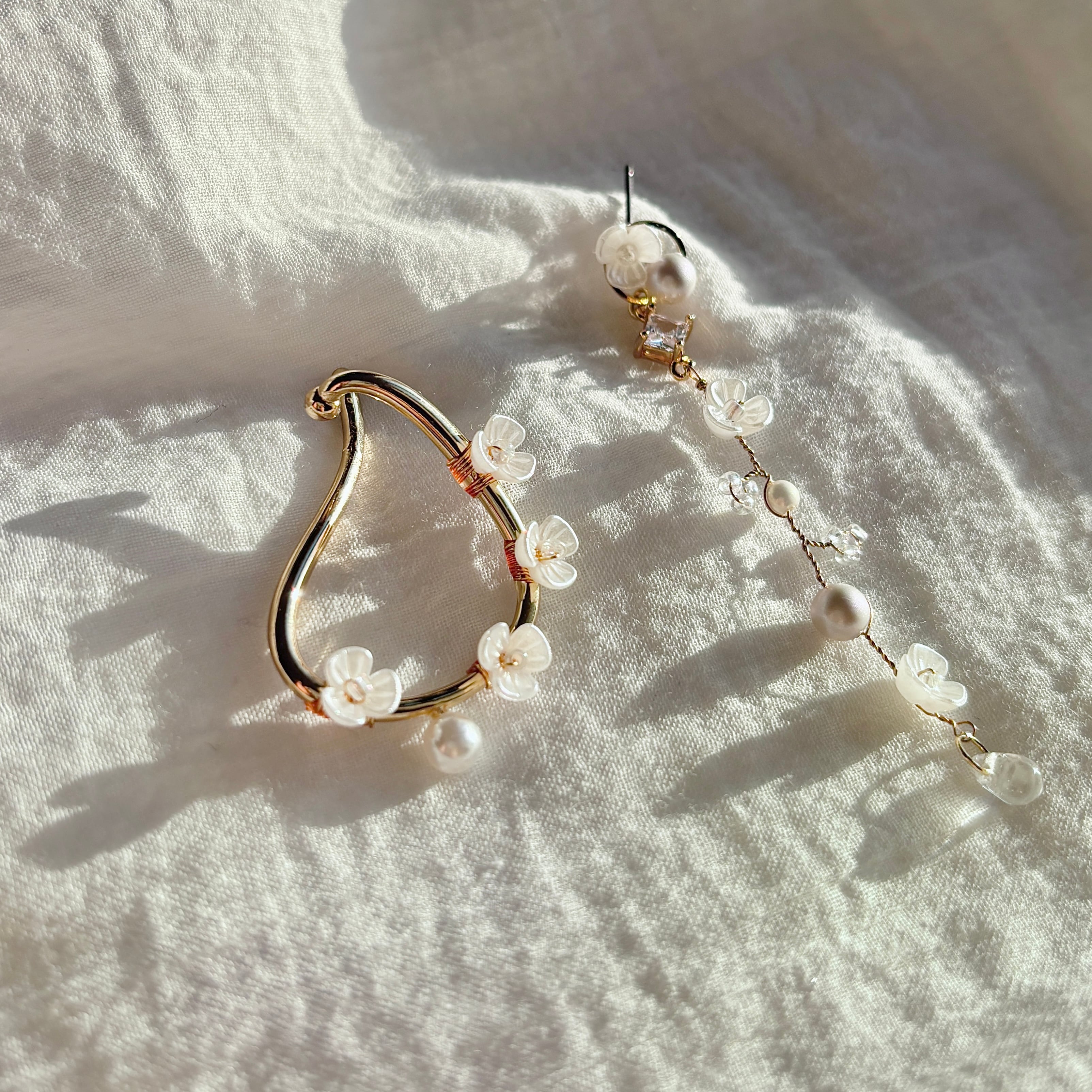 小花の雫(こばなのしずく) with earcuff