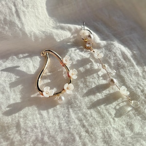 小花の雫(こばなのしずく) with earcuff