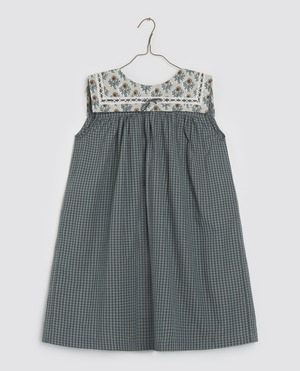 Organic Nola Dress - Little Blue Check / Little Cotton Clothes