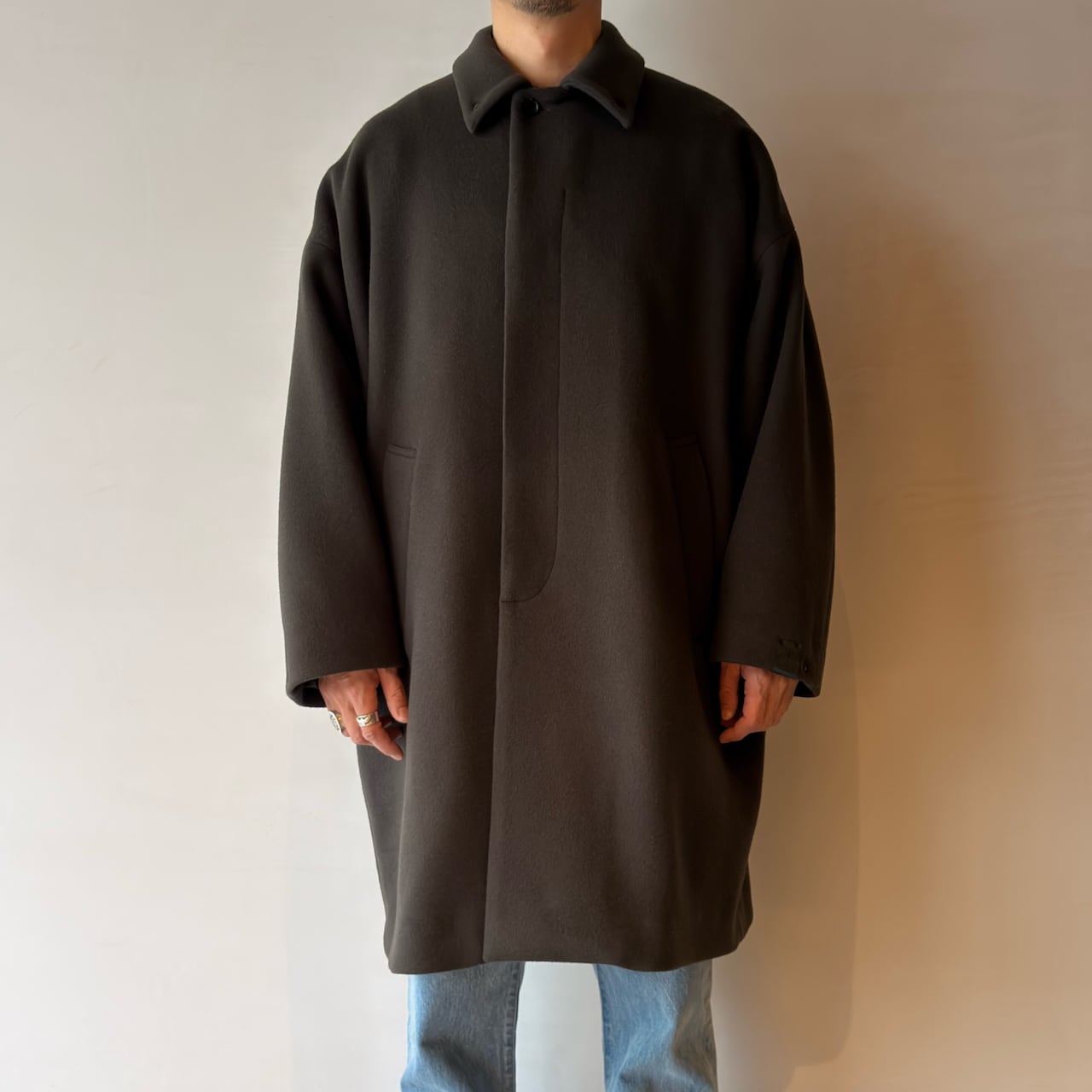 N.HOOLYWOOD BALMACAAN COAT 2252-CO08-048 | HUMAN and THINGS