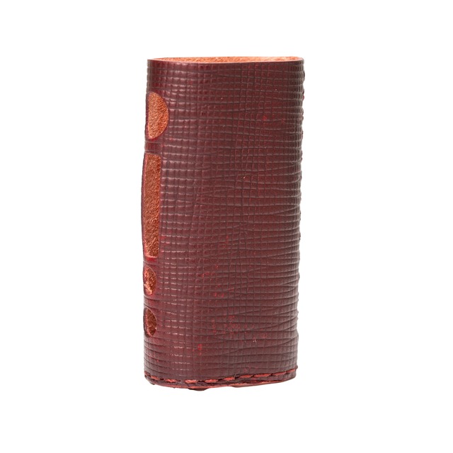 Gentleman Crafts Dani Micro18650 Leather Cover Saffiano Dark Red