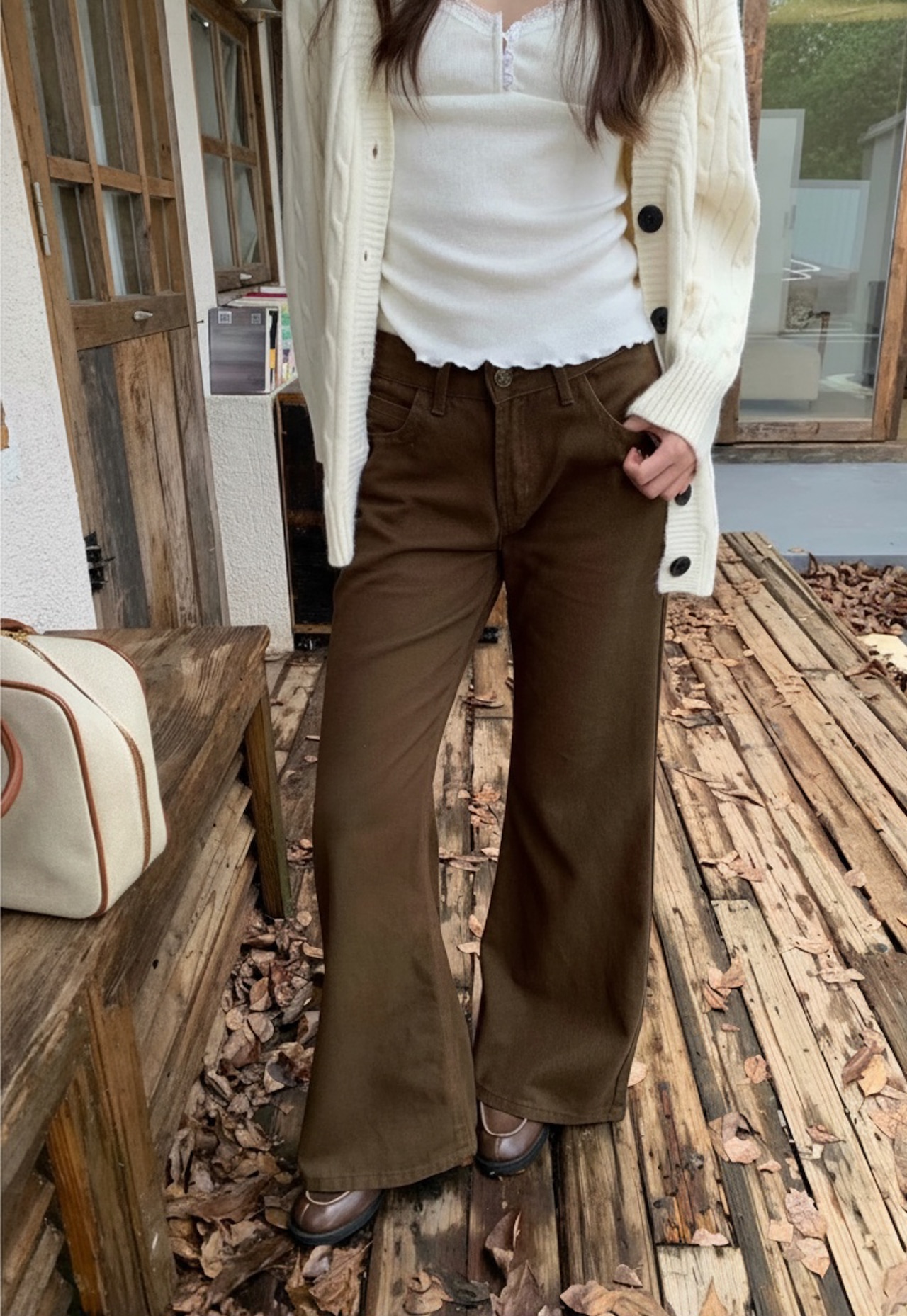 ヴィンテージライクフレアパンツ LK1882