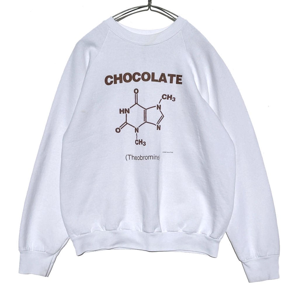 Chocolate - Made In USA] Vintage Chemical Formula Print Sweatshirt [1992s] Vintage  Sweat Shirt | beruf