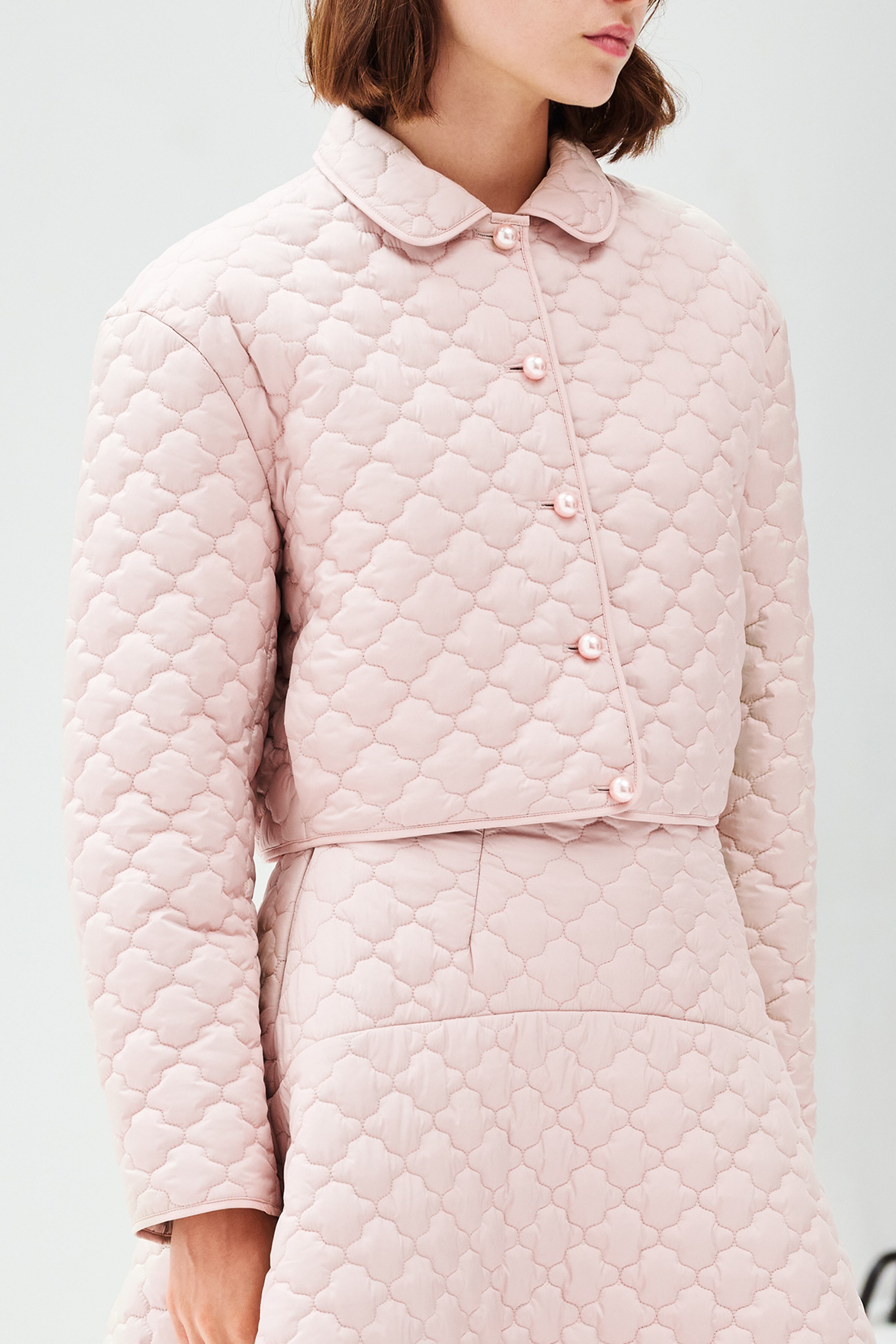 VOYAGE CROPPED JACKET PINK | AMICA・kids