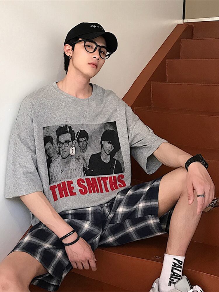 全2色 Tシャツ カットソー プリント カジュアル シンプル