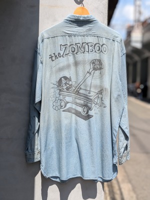 BOWWOW SKETCH ZOMBOO USN CHAMBRAY SHIRT AGED