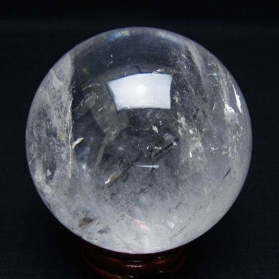 水晶 丸玉 62mm スフィア 置物 水晶玉 一点物 151-8936