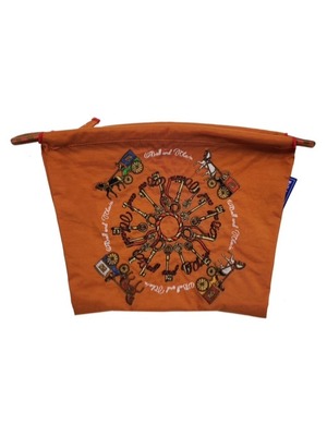 Ball&Chain ポーチ  L size【Key&Carriage】