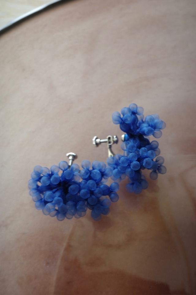 MIONA SHIMIZU shibori粒 / earring pair