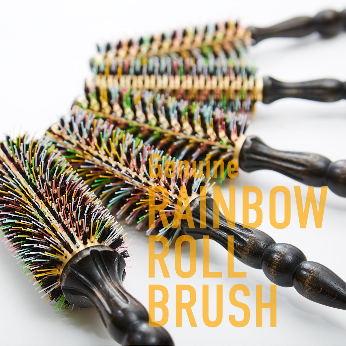 大ヒット御礼 レインボーロールブラシ 30 韓国で 世界で大ヒット中 株式会社ジェニュイン