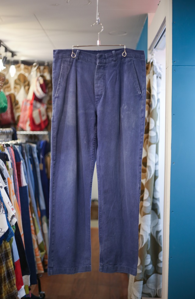 Vintage euro work pants “dark navy”