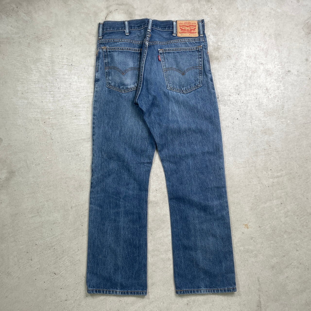 リーバイス517 Levis W30 フレアデニム 青 古着 00s 20086 Levi's リーバイス 517 ブーツカット フレアデニムパンツ メンズW32