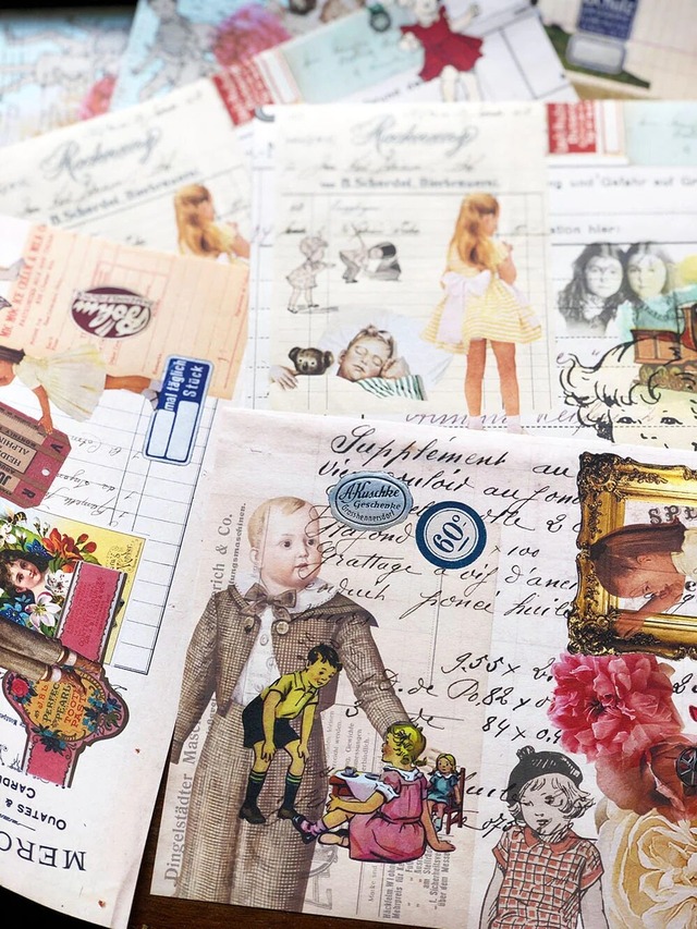 Mic Moc　コラージュペーパーキット　18枚入り　Vintage Doilies　CP005【Mic Moc（ミックモック）】[MIC-35p]