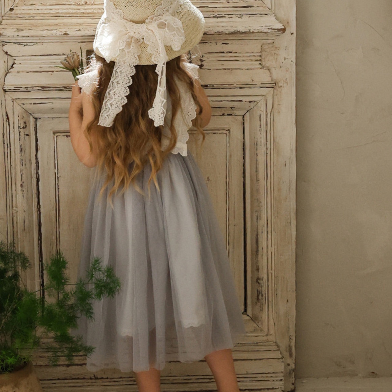 夏レースデザインワンピース