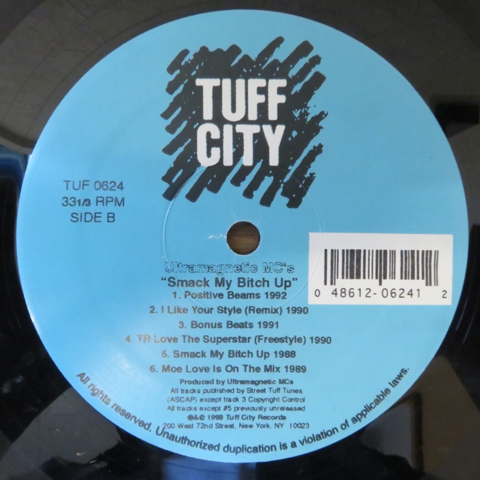 Ultramagnetic MC's / Smack My Bitch Up [TUF LP 0624] - 画像4