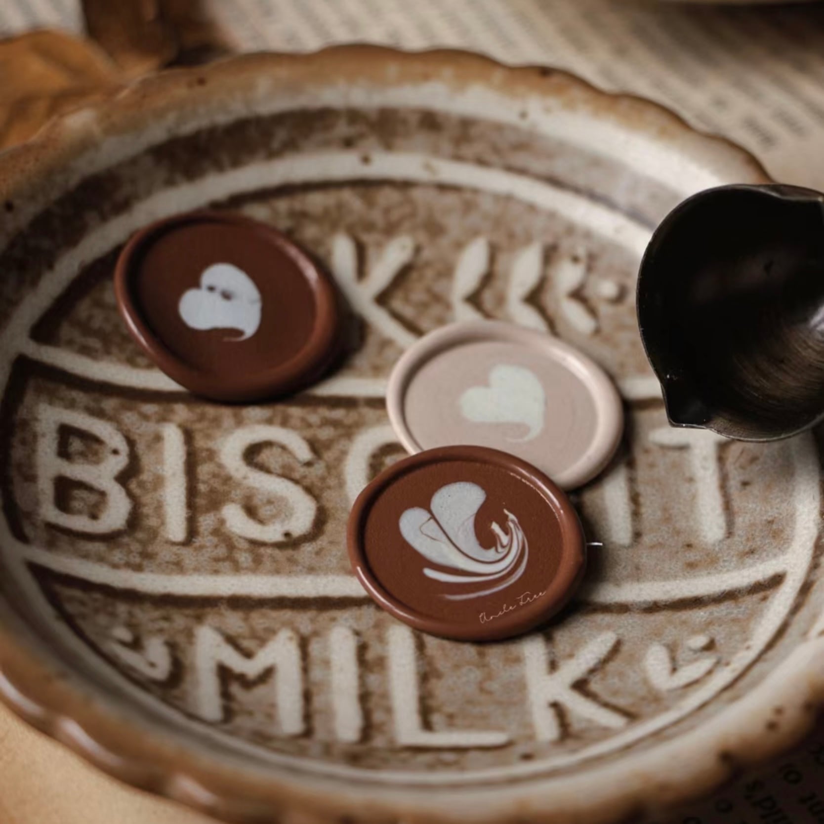 無地フロスト25mm・シーリングスタンプ | MountainSea｜希少シーリング