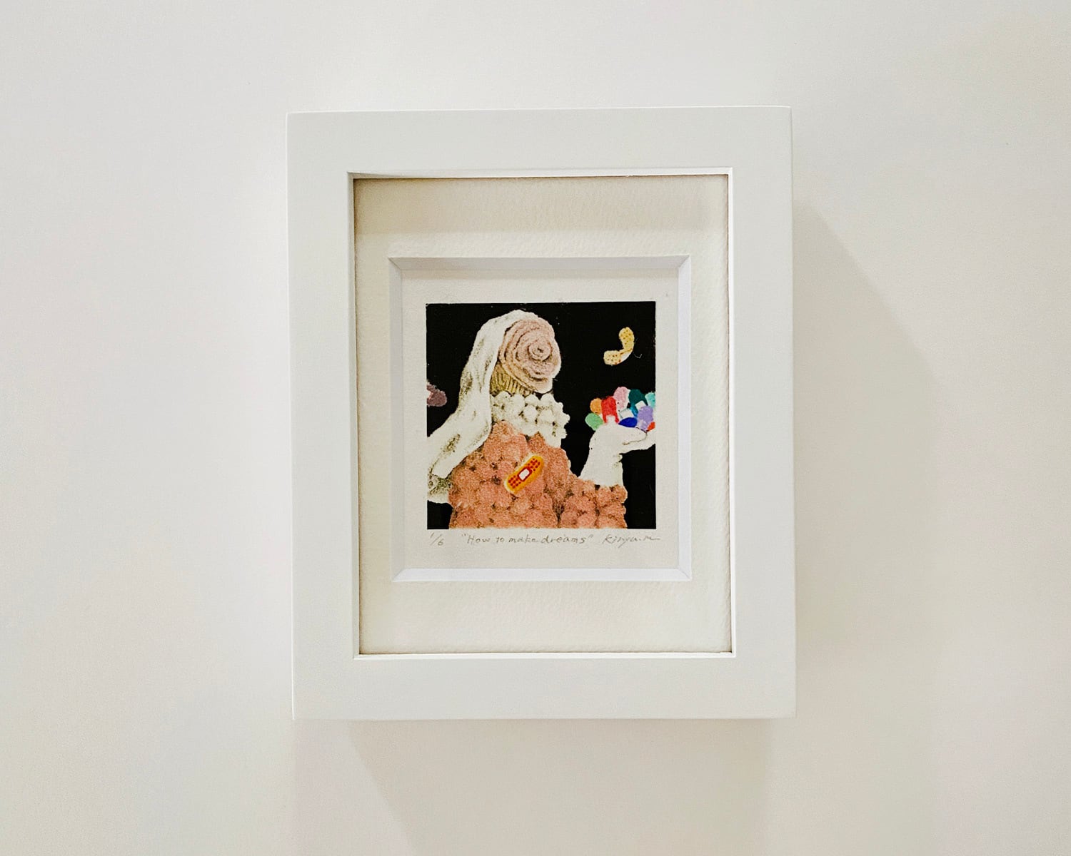 《ノエルの贈り物》霧生まどか「stay gold」「order made」 KIRYU Madoka/lithograph with frame