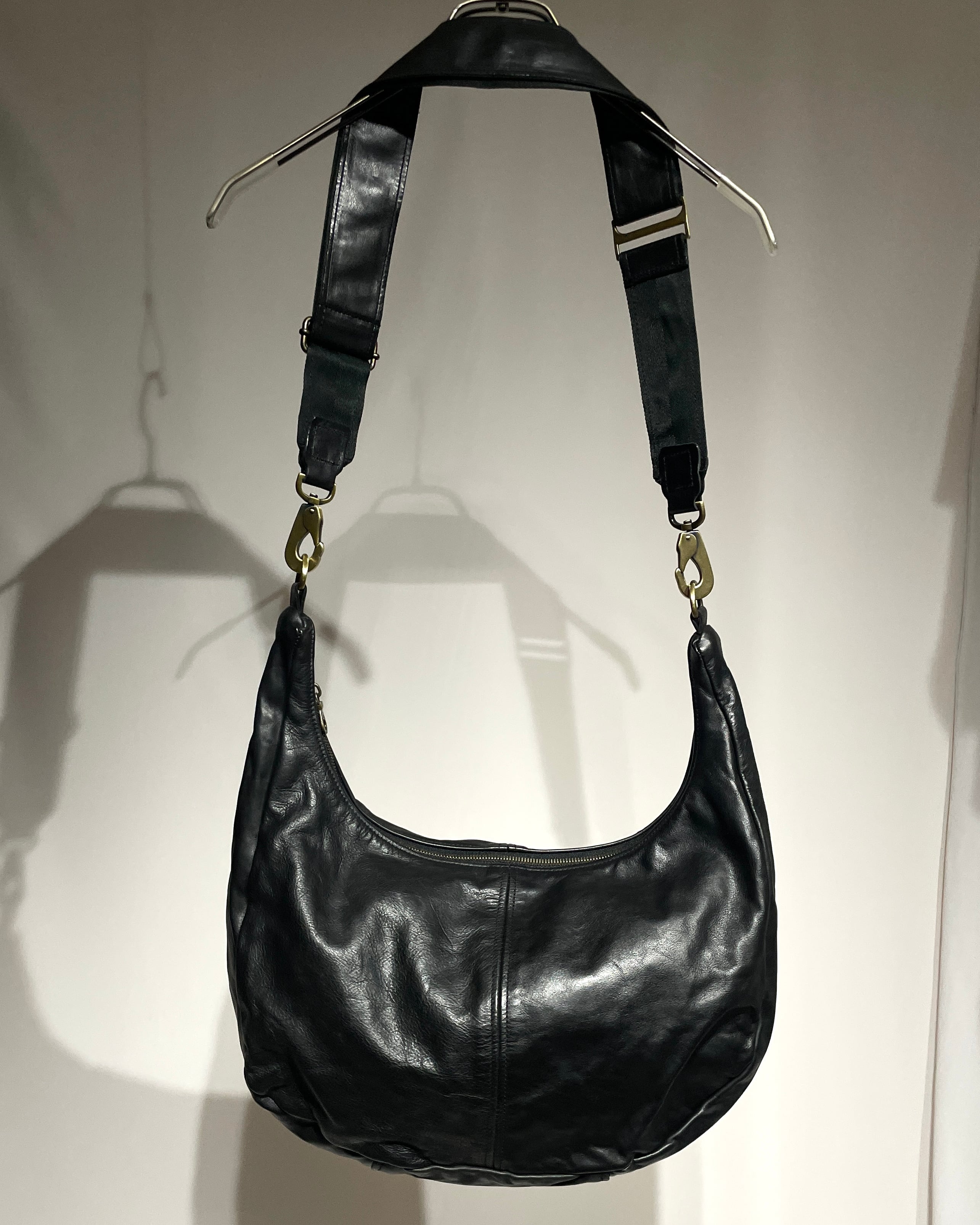 Jas-M.B. x LIFT eCRU - Leather Hobo Shoulder Bag