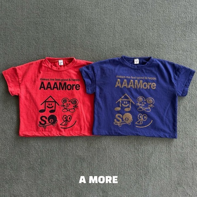 【取寄】A MORE　AAATシャツ｜秋服｜韓国子供服｜26/AT