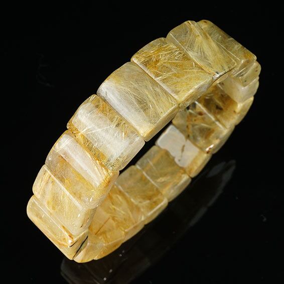 タイチンルチルクォーツ バングル ルチルクォーツ 一点物 111-42333