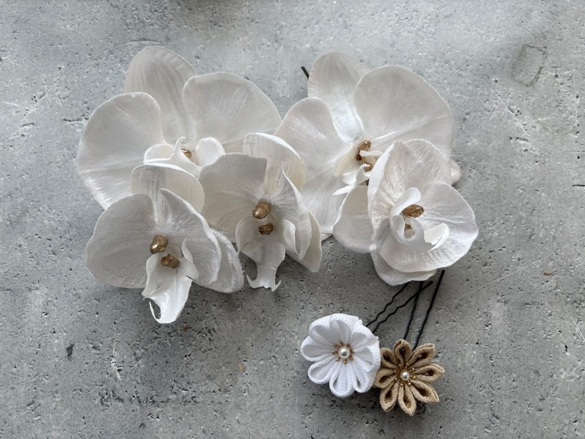 【ご専用】胡蝶蘭とつまみ細工