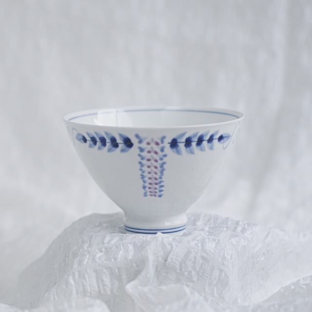 バンブー　藤紋　飯碗　