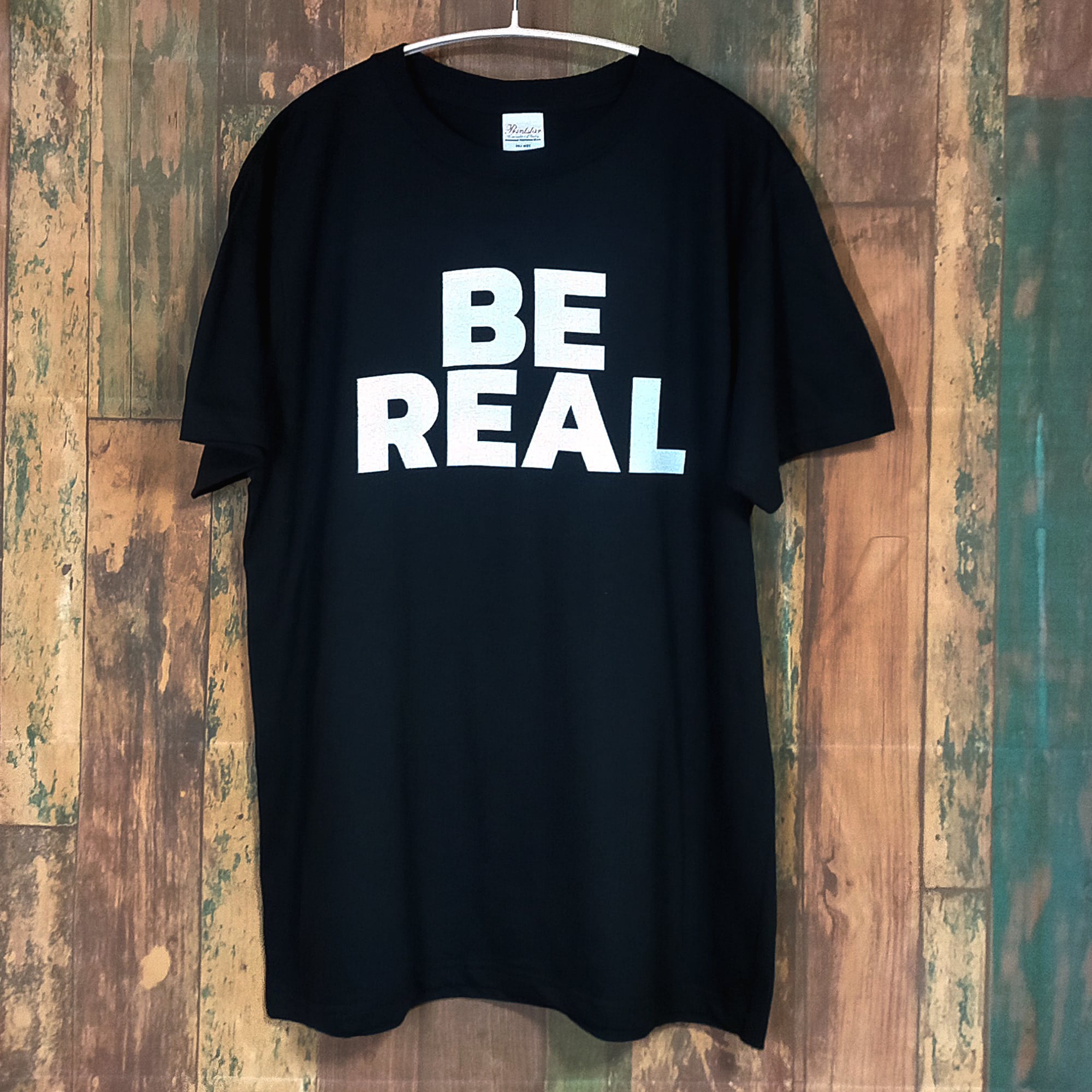 BE REAL マイクタイソン着用 ボクシング IRON MIKE 半袖 黒色 Tシャツ