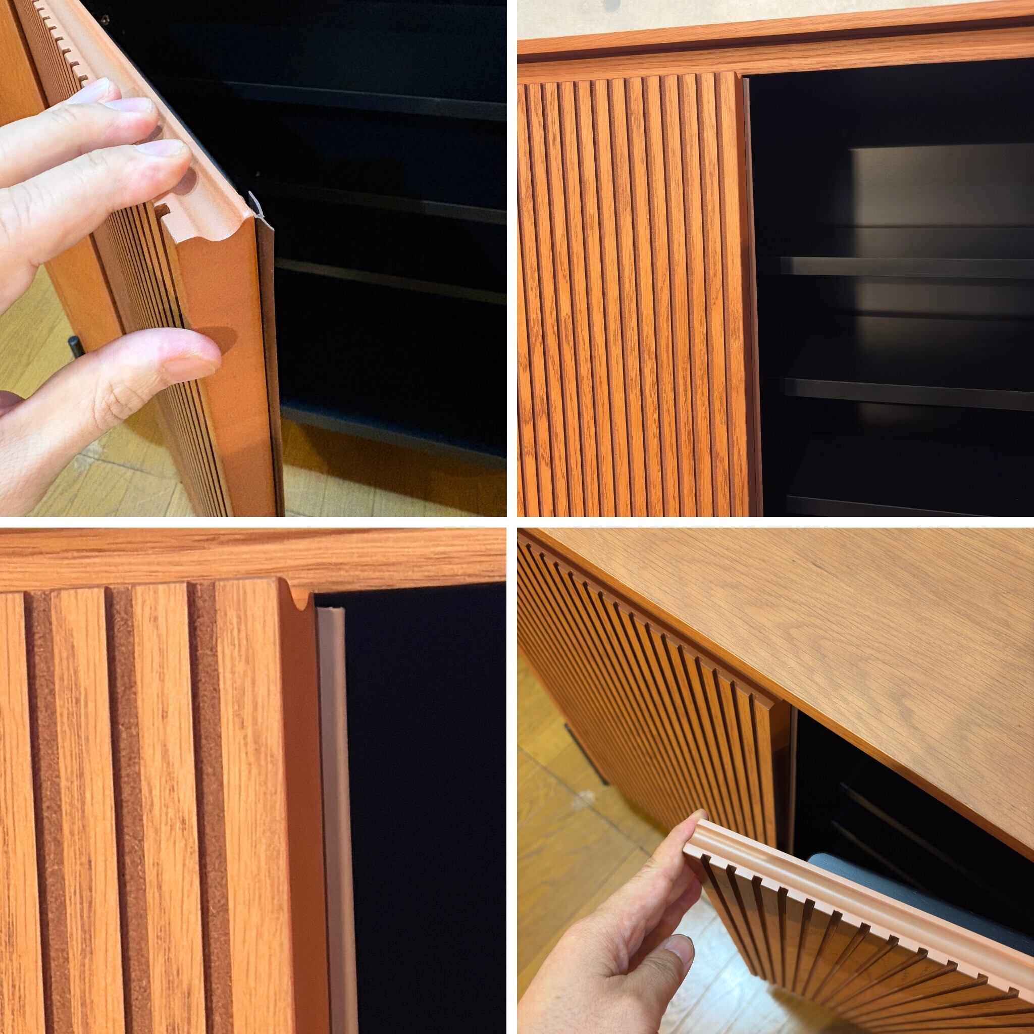 Contemporary / Oval Sideboard / オーバル型 サイドボード ローボード