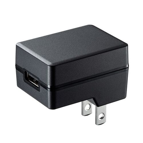 サンワサプライ USB充電器(2A・高耐久タイプ) ACA-IP56BK【6】
