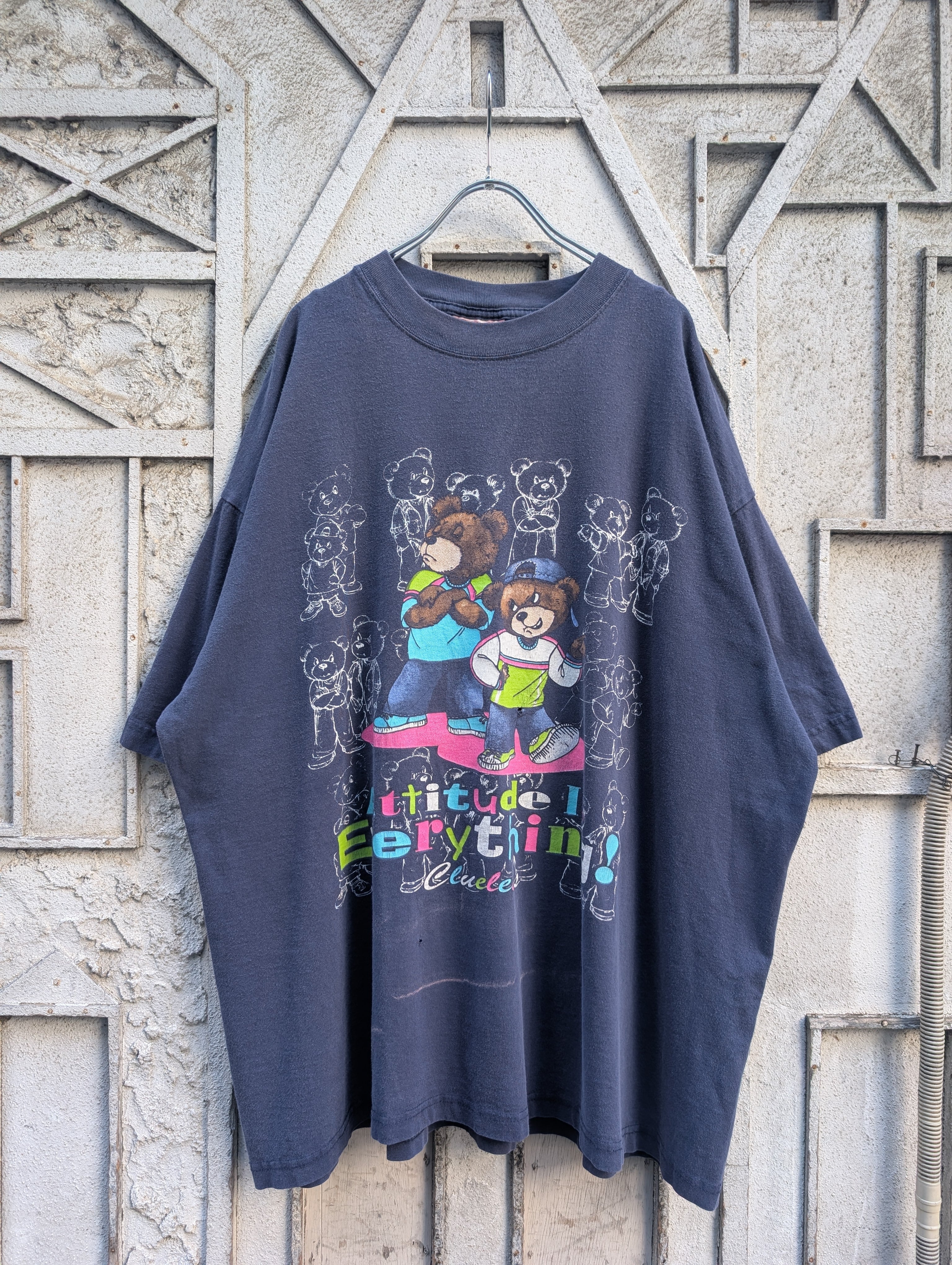 "HIP HOP BEARE" print tee
