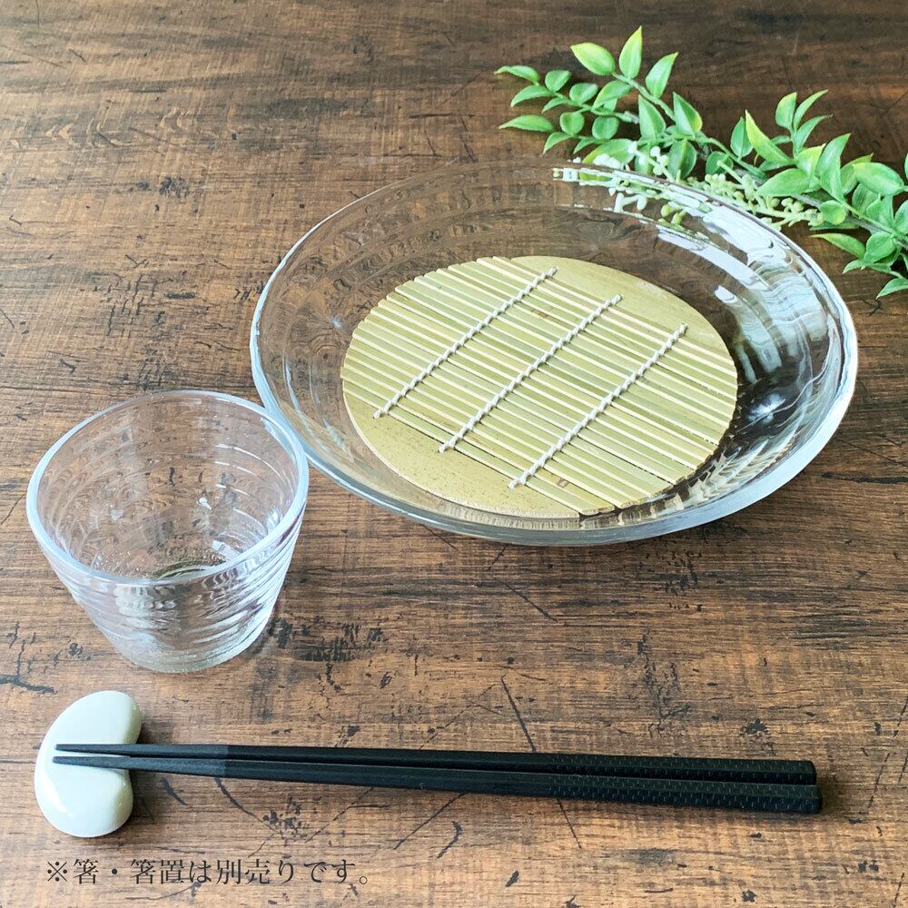そば食器セット 1人前 ざるそば セット 一人前 食器 波紋 ガラス