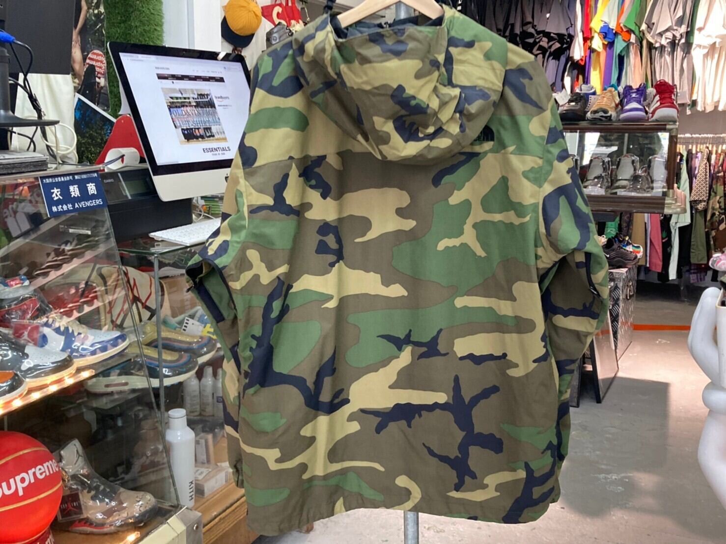 THE NORTH FACE NOVELTY SCOOP JACKET XL CAMO NP10163 70KB3205 ...