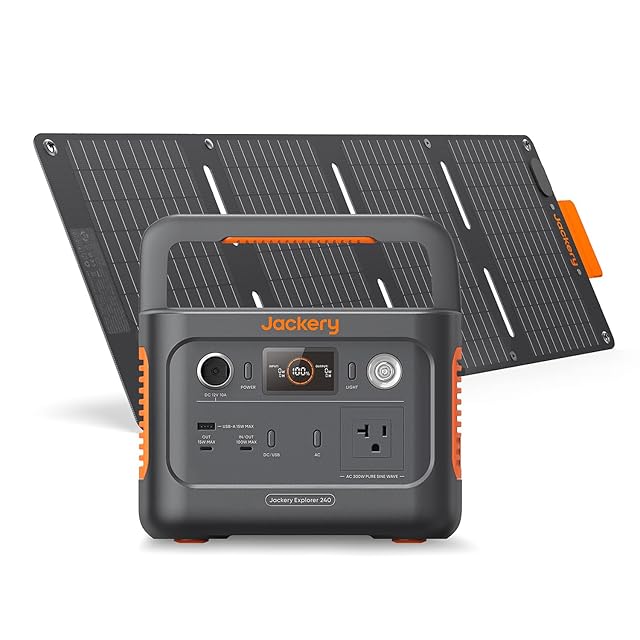 新品】 Jackery ポータブル電源 240 256Wh 定格出力300W 瞬間最大600W