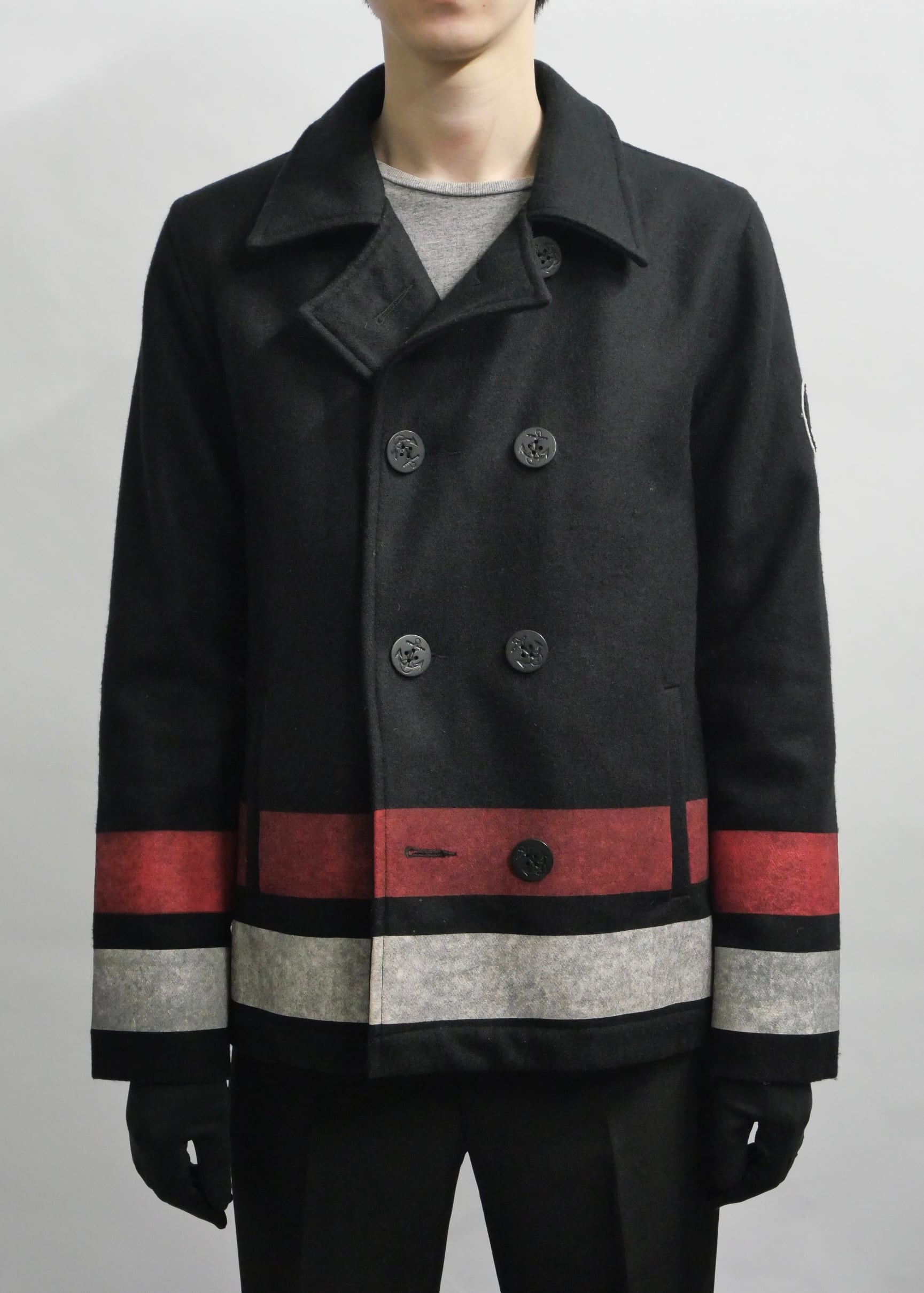 2 line pea coat