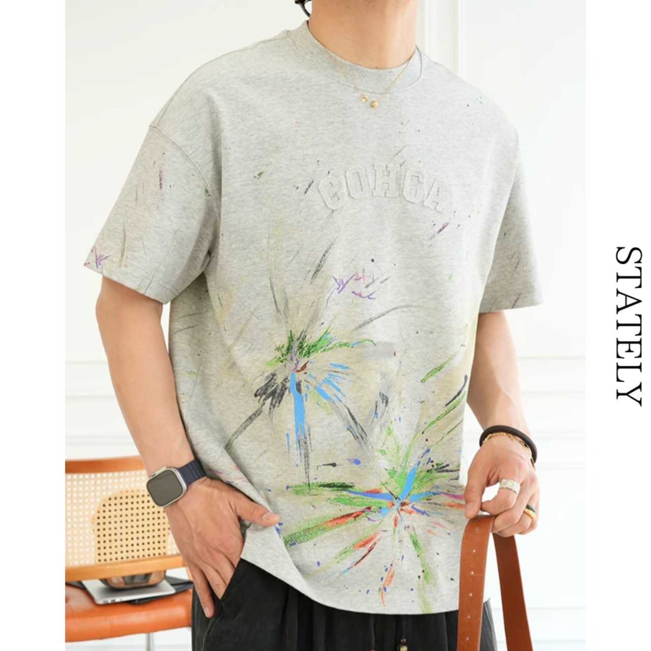 Paint スプラッシュ Logo Tee/2color_T265・画像2