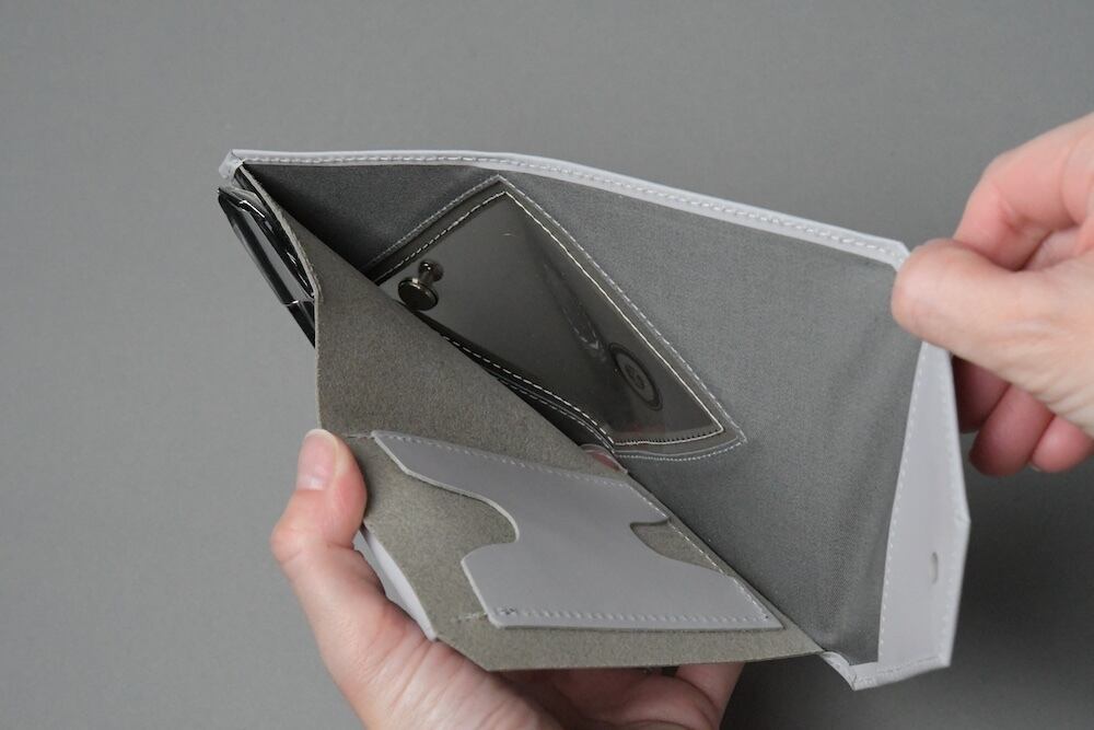 ダイアパース◇DIA PURSE◇ リスオ ライトグレー | MAISON MANKITI