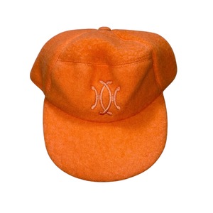 vintage HERMES × MOTSCH orange felt cap