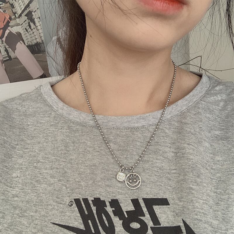 レッドチェーン ネックレス スタンダード レトロ レース ペンダント ブラック・アイド・ピーズ64187321479