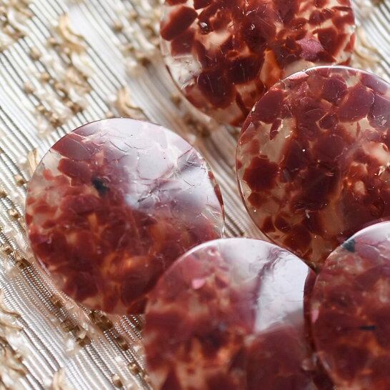 クリアモザイクボルドー 24㎜