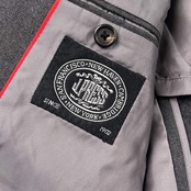 J.PRESS ジェイプレス 段返3B 背抜き ウール テーラードジャケット 88-74-165/グレー メンズ